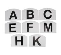 WOHPNLE Lot de 8 Lettres de Dressage murales pour arènes de Dressage pour athlètes et événements équestres. Comprend Les Lettres A, B, C, E, H, K, F et M.