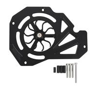 WOHPNLE Motorcycle Radiator Guard, Aluminum Alloy Protective Cover Stylish Replacement Fit for ADV 160 2022-2024 PCX 160 2021-2024 (Black)