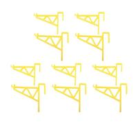 WOHPNLE Porte-Cadres de Ruche, Rack de Support d'apiculture léger 10pcs Facile à Utiliser pour Une Utilisation pour Les Jardins, Les apiaries et Les fermes (Jaune)
