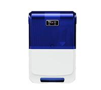 WOHPNLE Porte-ustensiles mural, cage de drainage multifonctionnelle avec couvercle, boîte de baguettes de vidange creuse de grande capacité pour la cuisine à domicile (Bleu séché à l'air)