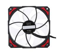 WOHPNLE Refroidisseur de processeur, Ventilateur de Refroidissement à Lame bionique avec Coussinets d'absorption des Chocs sur Quatre côtés Refroidisseur d'air de processeur Contrôle de