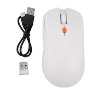 WOHPNLE Souris AI, Souris sans Fil avec enregistreur Vocal et Recherche vocale GPT, Souris enregistreur Vocal Rechargeable à 6 Touches pour la Traduction sur Ordinateur de Bureau et Le (Blanc)