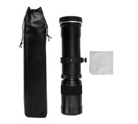 WOHPNLE Témisme de téléobjectif Camera, 420 à 800 mm Mélemelle de Zoom pour la caméra RF Mount Focus F8.3 à F16 Lens de caméra F16 (Noir)