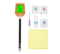 WOHPNLE Testeur de Sol 6 en 1, pH-mètre numérique, kit de Test de température et d'intensité du Soleil pour Jardin, pelouse, Entretien des Plantes et Ferme