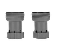 WOHPNLE Universal Pool Hose Adapter, 1.5 to 1.25 inch Pool Hose Conversion Connector for Above Ground Filter Pump Systems Durable ABS Pool Hose Connector and Adapter