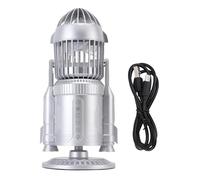 WOHPNLE Ventilateur de brume portable, ventilateur de bureau rechargeable ultra silencieux avec lumières LED 5000mAh Contrôle vocal de la batterie pour les jeux de bureau de chambre
