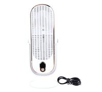 WOHPNLE Ventilateur de bureau 1800mAh USB Motor sans balais oscillant oscillant 5 vitesses ventilateur de bureau pour bureau de voiture à domicile (Blanc)