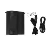 WOHPNLE Ventilateur de taille portable avec affichage numérique, USB Rechargeable Battery Powered Fans Fan For Taist Clip Shirt Belt Portable 5 in 1 Fan Personal Fan For Travel Office (Noir)