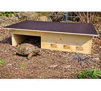 Woid Herz Premium Maison pour tortue en bois massif de 20 mm (SH14) - Enclos pour tortues - Laqué