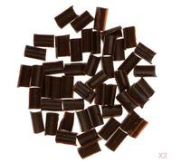 Woideklu 100 Pièces de Colle Thermofusible à Base de Kératine, Granulés Adhésifs, Perles de Fixation pour Extensions de Cheveux, Embouts En U, Application