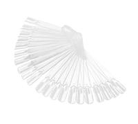 Woideklu 2x24 Pièces Pro Ongles Conseils Vernis à Ongles Couleur Faux Ongles Tableau D'affichage Bâtons Clair, 2 pièces