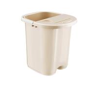 Woideklu Bain de Pieds, Bassine de Massage avec Points de Massage et Poignée, En Polypropylène Robuste, pour Hommes et Femmes, Usage Domestique et Bien, Lavabo de Bain avec