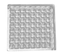 Woideklu Boîte de Rangement pour à Ongles, Boîte à Bijoux pour Bagues, 64 grilles