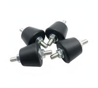 Woideklu Cale Antivibration Climatiseur Tampon Support Socle Bloc Caoutchouc Métal Résistant Intempéries Élevée Adaptée au Groupe Extérieur Locaux Techniques Bureaux, Plaquette Support