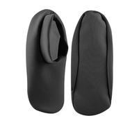 Woideklu Castor Chaussettes de Soin pour Pieds Réutilisables Lavables Antifuite Facile à Porter En Matériau Doux Convient Aux Femmes Activités de Somm, Noir