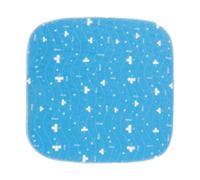Woideklu Coussin de Siège pour Fauteuil Roulant, Ergonomique, Respirant et Lavable, En Coton et Polyester avec Membrane TPU, Idéal pour Les Seniors, Les Employ, Fleur