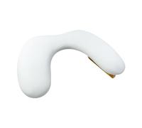 Woideklu Coussin Repose-mains En Polyuréthane En Forme de U, Support pour Les Bras et Les Ongles, Idéal pour Les Salons de Manucure, Un Usage Privé, Les écoles, Blanc
