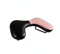 Woideklu Coussinet de Support pour Ongles Coussin Manucure Accoudoir Repose Main Poignet Courbé Surface Peau-Aimable en Similicuir PU Gain de Place Compatible, Black Pink