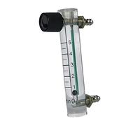 Woideklu Débitmètre D'air pour Mini-cylindre, Manomètre à Raccord Cuivre, Compteur D'air avec Régulateur de Débit de, Régulateur de Volume D'ox, 1L à 5L