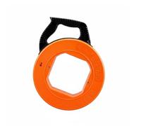 Woideklu Dévidoir de Câble Enrouleur Guide Structure Légère en Plastique avec Poignée Ergonomique Réduisant la Fatigue Compatible Lignes 6mm Suitable pour Chantiers Rénovations Domestiques, Orange