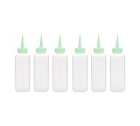 Woideklu Flacon Distributeur D'huile, Flacon de Shampoing, Flacon Multi-usages 160 Ml/200 Ml, Flacon Distributeur pour Salon de Coiffure et Usage Domestiqu, Vert, Moyen