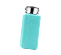 Woideklu Flacon Vide, Flacon, Distributeur sous Pression, Récipient Cosmétique avec Bouchon En Acier Inoxydable, et Portable pour Le Rangem, Bleu 250ml