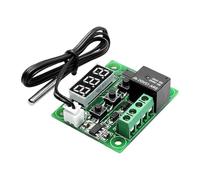 Woideklu Interrupteur de Contrôle de Température électronique, Carte de Contrôleur de Température Numérique, Accessoires PCB étanche, Micro NTC, Remplacement -, Lumière Bleue 12v