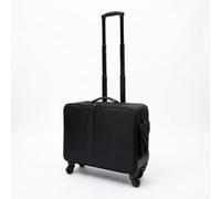 Woideklu Mallette Maquillage Professionnelle Coffret Cosmétique Valise Trolley Vanity avec Miroir Éclairé Led et Poches Zippées Structure Rigide en Oxford et, style to 3