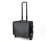 Woideklu Mallette Maquillage Professionnelle Coffret Cosmétique Valise Trolley Vanity avec Miroir Éclairé Led et Poches Zippées Structure Rigide en Oxford et, style to 1
