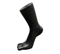 Woideklu Mannequin Pied Modèle Chaussette Support D'Exposition Chaussures Support Socquette Présentation Sandale En Matériau Robuste Adapté à La Démonstration, Droit noir