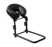 Woideklu Massage Appui-tête Lit Face Coussin Repose-front Ergonomique Structure Pliable Soutien Ajustable Utilisation Pratique Convient Hommes Femmes Repos à, Noir