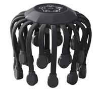 Woideklu Massageur Électrique Tête Massage 20 Griffes Conception Pp Trois Intensités Portable Apaisant Adapté Hommes Femmes Relaxation Mai, Noir