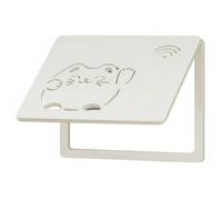 Woideklu multiposte pour Mur Enveloppe de Compteur Électrique Couvercle Décoratif Rectangulaire avec Panneau Biseauté Ouvrant, Petite 25x20 Cm, Pour 21x16 Cm, Chat Porte-bonheur