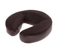 Woideklu Oreiller de Coussin de Berceau de Visage de Mousse pour Le Lit de Table D'acupuncture de Massage, Brun