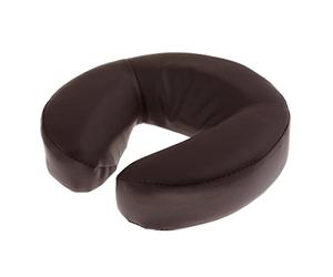 Woideklu Oreiller de Coussin de Berceau de Visage de Mousse pour Le Lit de Table D'acupuncture de Massage, Brun