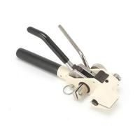 Woideklu Outil de Serrage Inox pour Colliers de Serrage Manuel Pince à Cranter et Couper Liens Métal Réglage Fin par Molette Coupe Affleurante Propre Structure