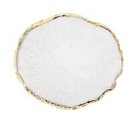 Woideklu Palette pour L'Art Des Ongles Accessoire de Manucure Planche de Mélange Outil de Dessin Matériau et Réutilisable Adaptée pour L'Exposition et, Blanc