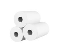 Woideklu Papier pour Mini-imprimante, Fournitures D'impression, Papier Imperméable, Autocollants Imprimables pour Reçus, Carnets D'étudiants, Mémos, Co, Blanc Thermique 3pcs