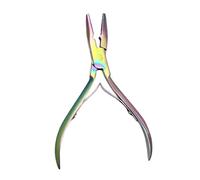 Woideklu Pince à Extensions de Cheveux En Acier Inoxydable avec Embout à Picot Pratique, Outil de Coiffage Polyvalent et Fermoir à Bille pour Coiffeurs, coloré