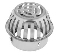 Woideklu Plaque de Recouvrement de Bonde de Sol en Acier Inoxydable, Grille D'évacuation à Encastrer, Protection Anti-Obstruction, Matériau Robuste pour Te, 100mm