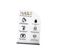 Woideklu Présentoir pour Nail Art, Présentoir pour Capsules D'ongles En Acrylique, Guide de Manucure, Porte-capsules pour Faux Ongles, Utilisation Polyvale, Style b