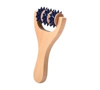 Woideklu Rouleau de Massage Musculaire, Outil de Massage Corporel Manuel, Outil Portable avec Poignée, Adapté Aux Coureurs et Aux Marathoniens, Bleu 15.5 Cm X 8 Cm