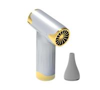 Woideklu Sèche-cheveux Portable Sans Fil pour Voiture, Mini Sèche-cheveux Compact et Silencieux En PP, Petit et Léger, Facile à, Idéal pour Les, Argent
