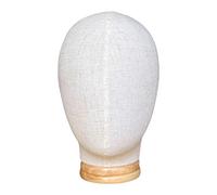 Woideklu Socle de Tête de Mannequin En Tissu PP, Support Stable pour Perruques, Accessoires et Décoration, Idéal pour Les Salons de Beauté, Broche sans contact