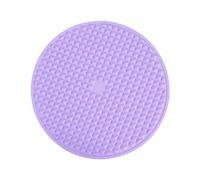 Woideklu Tapis d'Acupression Tapis de Massage pour Pieds Coussin de Marche Couverture Pliable en Silicone Souple Étanche Convenant à Chambre Maison Bureau, Violet
