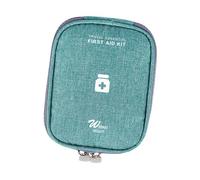 Woideklu Trousse de Rangement pour Médicaments à Quatre Compartiments, Organisateur de Médicaments, Trousse de Secours, Boîte D'urgence Compacte E
