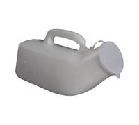 Woideklu Urinoir pour Hommes avec Poignée et Fermeture étanche, Fabriqué En Polypropylène, pour Les, Une Utilisation Nocturne, Les Personnes âg, blanc