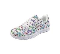 Woisttop Chaussures de course à pied confortables et respirantes à lacets pour femmes et filles en caoutchouc antidérapant - - pingouin, 38 EU