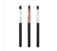 WOIWO Lot de 3 brosses à cheveux en fibre portable pour lèvres, rouge à lèvres, mini outils de maquillage