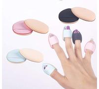 WOIWO Lot de 5 pinceaux de maquillage - Anti-cernes - Petits chignons - Mini gouttelettes d'eau - Coussin d'air